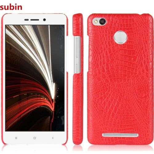 New arrival Xiaomi Redmi 3x Case Retro Luxury Crocodile Skin Cover For Xiaomi Redmi 3x Phone Bag Case
