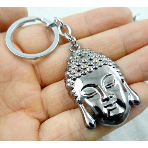 Wholesale Creative Key Chain Ring Keyring Gold Keychain charm Pendant Gift Tool Men Car Accessories Free Shipping