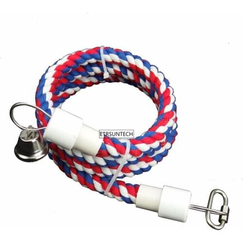 30pcs Pet Stand Training Accessories Parrot Rope Hanging Braided Budgie Chew Rope Bird Cage Cockatiel Toy