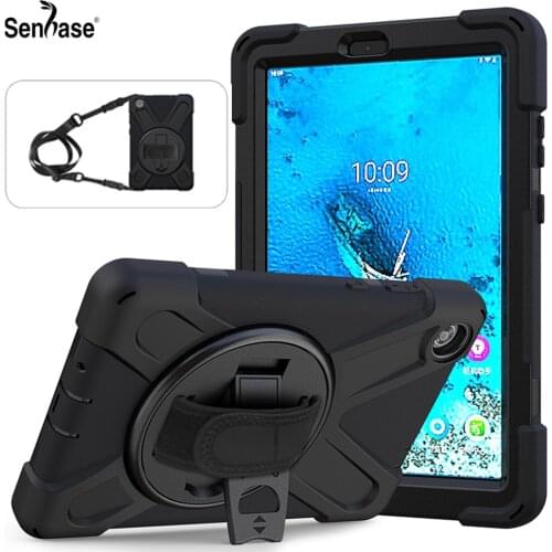 Shockproof Kids Safe PC Silicon Stand Tablet Cover For Lenovo Tab M8 HD 8.0 inch 2019 TB-8505F TB-8505X Case With Shoulder Strap