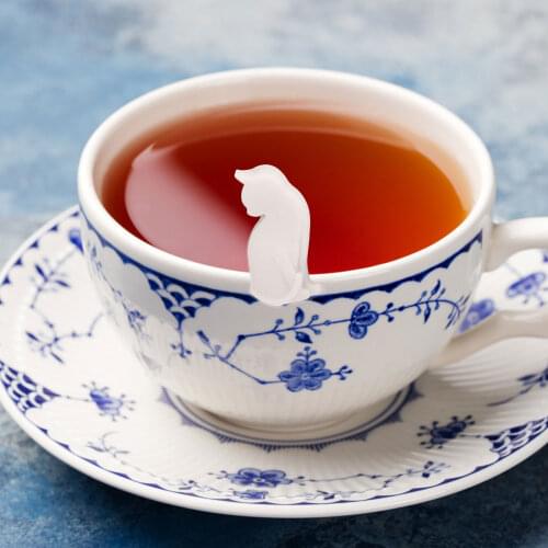 For Banquet Home Party Glass Cup Sign Suction Label Bottle Recognizer Tea Wine Drink New Creative Silicone Identifier Cat Shaped