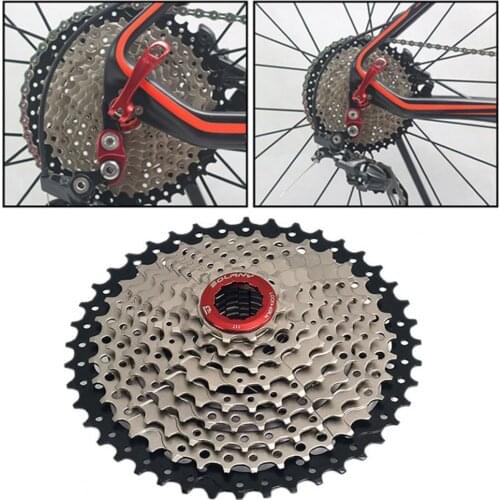 Bicycle Freewheel Super Light Anti-abrasion Bike Part High-tensile Anti-abrasion Hollow 9 Speed 42T Cassette Flywheel for MTB