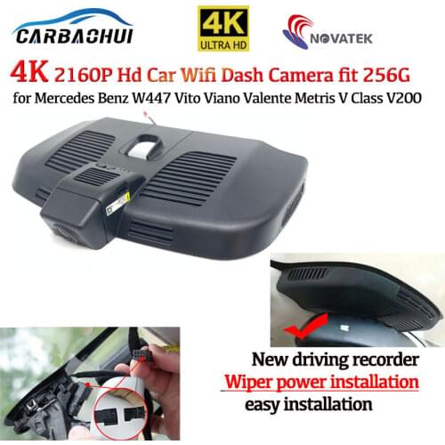 HD 4K 2160P Easy to install car DVR WIFI driving recorder Video Camera for Mercedes Benz W447 Vito Viano Valente Metris V Class