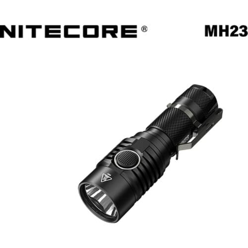 NITECORE MH23 1800 Lumens Ultra Bright long shot USB direct charge Small Flashlight One-click Control Strong Light Flashlight