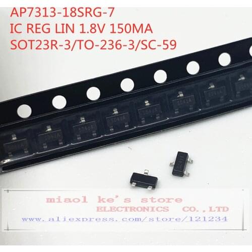 [10pcs]100%New original: AP7313-18SRG-7 AP7313-25SRG-7 AP7313-28SRG-7 AP7313-30SRG-7 AP7313-33SRG-7 - IC REG LIN 150MA SOT23R