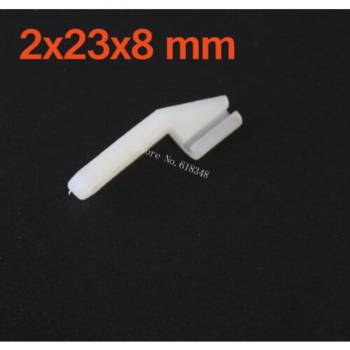 10pcs Nylon Snap-Click style clevis 2x23x8 mm Fit 2mm Rod Parts RC Airplanes Replacement