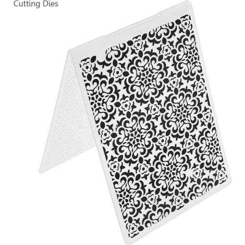 2019 New Flower Plastic Embossing Folder Stencils Template Scrapbooking DIY Paper Crafts Photo Album Home Decoration