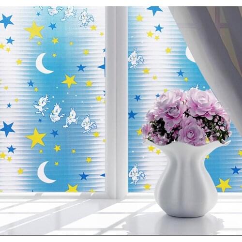 60x200cm Frosted Sticker Balcony Bathroom Kitchen Window Decorative Glass Film wall stickers home decor