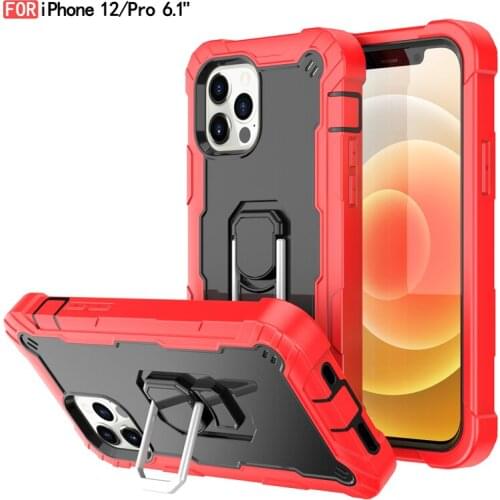 Acrylic Color Matching Frame Shockproof Phone Case For iPhone 12 11 Pro Max XR XS Max X 7 8 Plus Full Body Bracket Back Cover