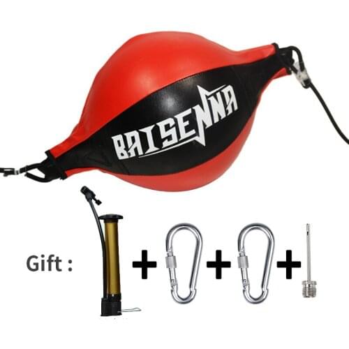 PU Punching Ball Pear Boxing Bag Training Reaction Speed Speed Balls Muay Thai Punch Boxe Fitness Sports Equipment Training