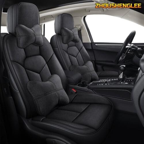 Custom real leather car seat cover for Toyota corolla chr 86 auris Fortuner Alphard prius avensis camry land cruise
