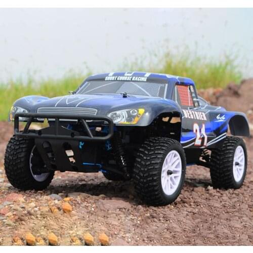 HSP 94155 1:10 4WD Double Speed Short Course Racing Car Methanol Fuel Powered RC Car (No need to assemble)
