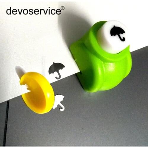 Creative Umbrella Loose-Leaf Punch Mushroom Single Hole DIY Punch Hand Paper Punch Punches Office School Office Supplies Cutter