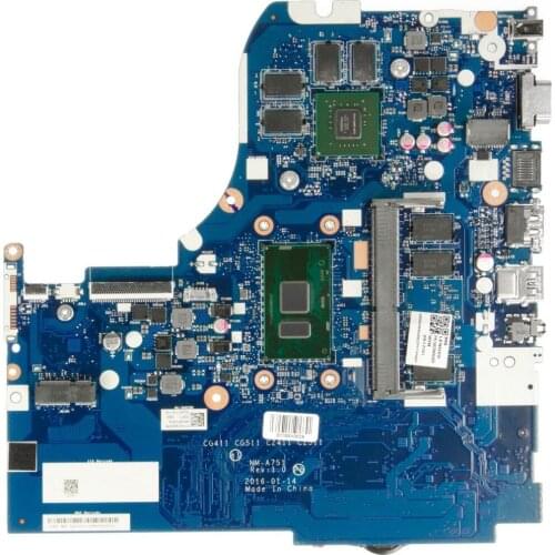For Lenovo 510-15ISK laptop motherboard 5B20L35713 NM-A751 w/ i5-6200U 4GB GeForce 940MX 4GB 100% test ok