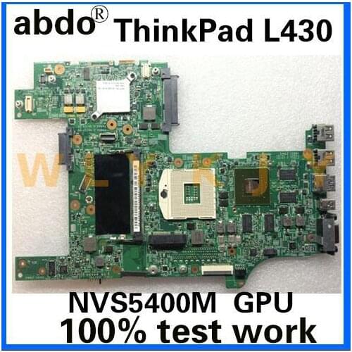 For 48.4SE01.031 applies to Lenovo ThinkPad L430 notebook motherboard 04Y2015 04W6677 04W3566 PGA989 NVS5400M 100% test work