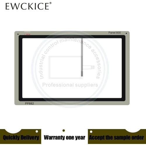 NEW Panel 800 PP882 HMI PLC Touch screen AND Front label Touch panel AND Frontlabel