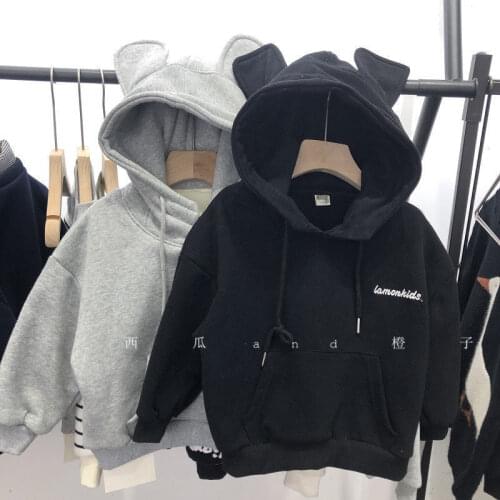 2021 new Baby Girl Boy Spring Autumn Hooded sweater Coats Jackets Fashion Cartoon Jacket Kids Children Overwear Clothes