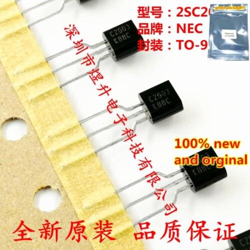 10pcs 100% new and orginal 2SC2003-K C2003 K NPN TO-92' in stock