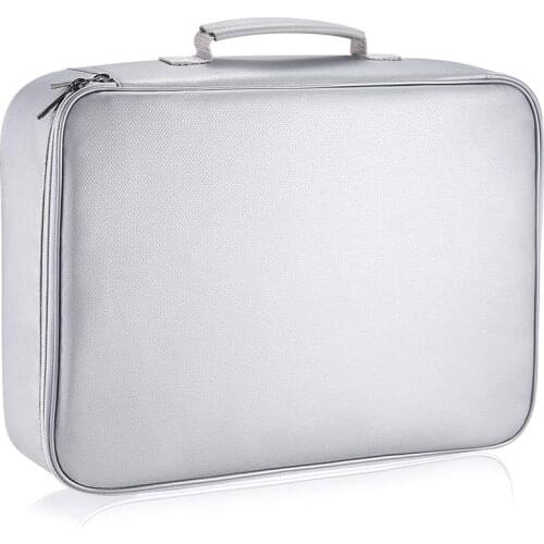 Fireproof Document Storage Bag,IPX4 Waterproof Document Storage Bag, Zipper Closure Safety Accessories,for Business Home