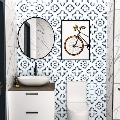 Self Adhesive Floor Tiles Stickers Vinyl Material Waterproof Matte Thick Colorful Square Wallpapers Wall Decoration Accessories