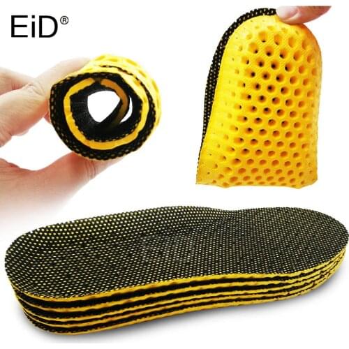 Stretch Breathable Deodorant Running Cushion Insoles For Feet Man Women Insoles For Shoes Sole Orthopedic Pad Memory Foam