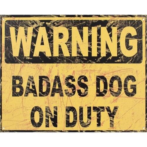 Caution Sign Teen Room Decoration Metal Plates Posters on the Wall Stickers Out Door Decoration Vintage Decor Decor for Kitchen