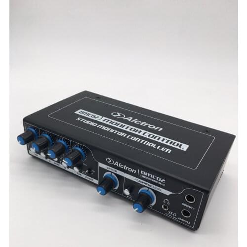 Alctron DMC02 professional studio monitor controller stereo headset distribution amplifier for recording