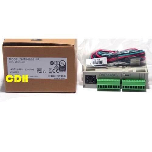 Original Full New SS2 series PLC programmable controller DVP14SS211R relay ouput 24VDC 8DI 6DO in box