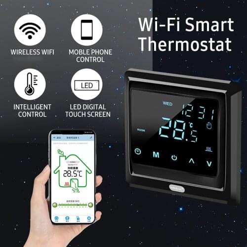 Wi-Fi Smart Thermostat 16A Digital Temperature Controller APP Remote Control Weekly Circulation Programmable Electric Underfloor