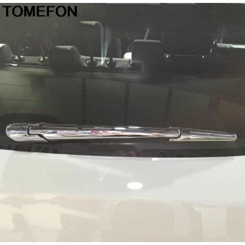 TOMEFON For Honda HR-V HRV Vezel XR-V XRV 2014-2019 Back Tail Rear Window Wiper Decoration Cover Trim Exterior Accessories ABS