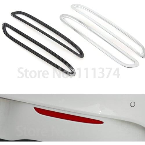 Carbon Rear Reflector Fog Light Lamp Cover Trim for Mercedes Benz CLA class C118 2019 2020 2021 CLA 250 180 200 Sticker