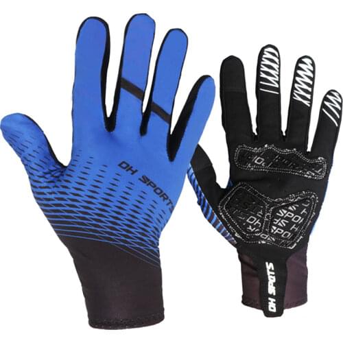 New Spring Autumn Full Finger Touch Screen Bicycle Gloves MTB Sport Shockproof Cycling Gloves GEL Liquid Shock Bike Gloves