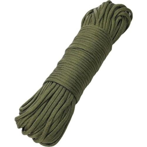 100M Military Standard 7 Core Paracord Rope 4mm Outdoor Survival Umbrella Tent Lanyard Strap For Hiking Camping Clothesline