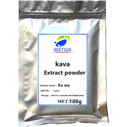 High Quality Organic Kava root Herbal Extract Powder Stress-related Anxiety 100% Pure Natural Kava enhance memory free shipping