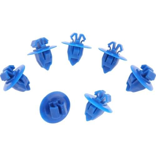 Yetaha 50Pcs 8mm Car Fastener Guard board Shield Retainers Push Type Nylon Rivets Clips for Toyota Camry Han Landa