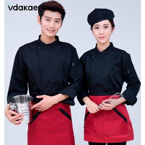 Sushi chef uniform Unisex chef coat Breathable chef jacket Chef overalls Hotel restaurant summer work clothes chef coat