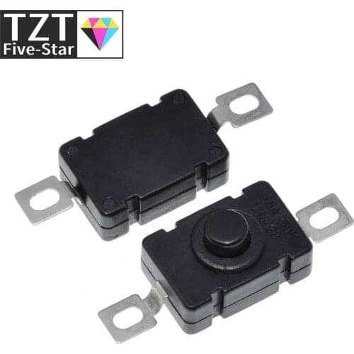 10pcs KAN-28 1.5A250V Flashlight Switches Self Locking SMD Type 18 x 12mm Push Button Switches 1812-28A