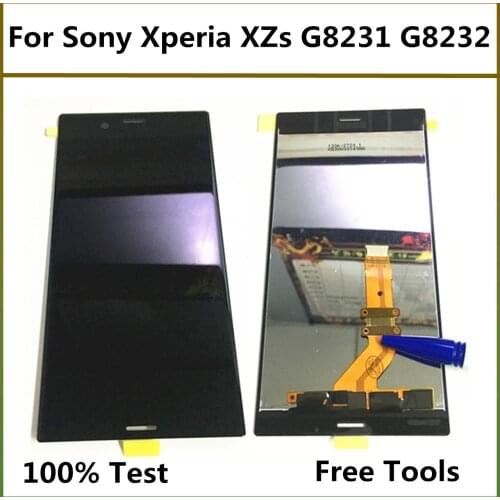100% Tested 5.2'' LCD Display With Touch Screen Digitizer Assembly For Sony Xperia XZs G8231 G8232 With Free Tools