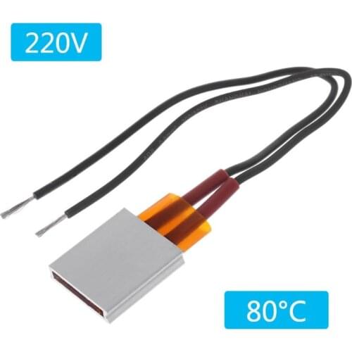 220V Ceramic PTC Heater Electric Heating Sheet Constant Temperature Heat Plate 60/80/100/120/150/180/200/230/270 Degrees C42