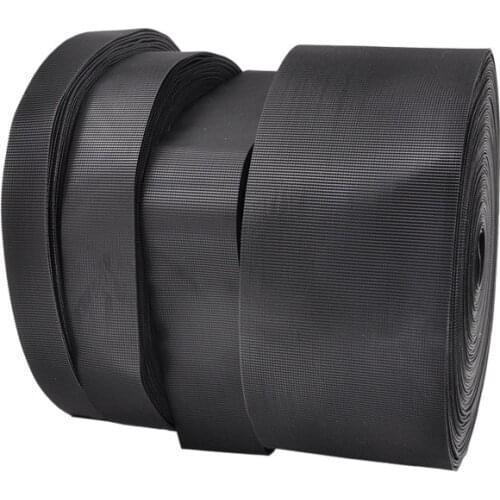 Double Sided Nylon Injection Hook, 4" 10cm Width 2m/lot Black, Thin and Soft Moulded Plastic Injection Hook for Loop Adhesive