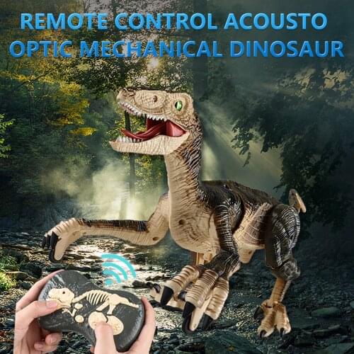 RC Toy Dinosaur Remote Control Animal Intelligent robot Dinosaur Park Electric Car Walking Animals controlled Toys For Boys Gift