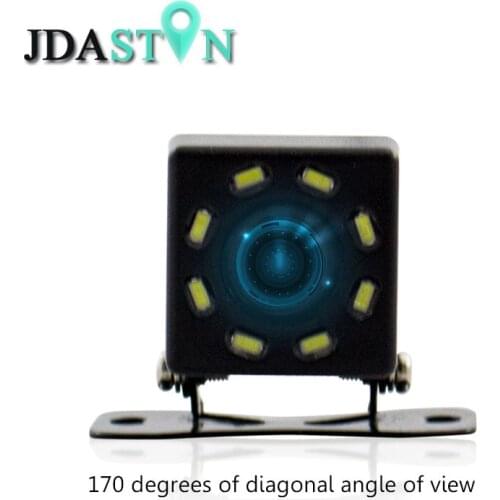 HD CCD 8 LEDs Car Rear View Camera Night Vision Universal Car Reverse Rearview Camera Wide Angle Car Backup Parking Camera