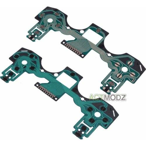 5x Replacement Kits Button Ribbon Conductive Film Flex Cable For PS4 Controller