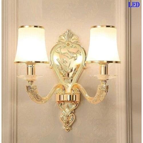 Wandlampe Deco Mural Vintage Lamp Luminaire Aplique Luz For Home Crystal Lampara De Pared Interior Wall Bedroom Light