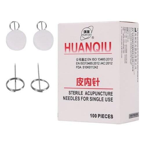 Disposable Sterile intradermal needles like pin shape needles 100pcs 0.22*5mm/0.16*5mm Skin beauty massage acupuncture needle
