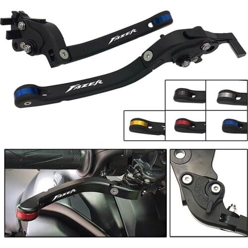 Clutch Brake Lever For YAMAHA FZ1 FAZER 2006-2015 FZ6 FAZER 2004-2010 SEMSPEED Motorbike Brakes CNC Adjustable Folding Levers