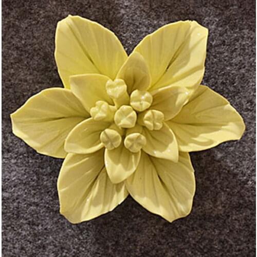 PRZY Silicone Mold Beautiful Flower Fondant Mold Handmade Blossom Gardenia Flowers Moulds Rubber Eco-friendly 001