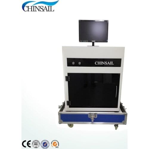 CE & ISO standard portable laser marking machine inner engraving on glass and crystal