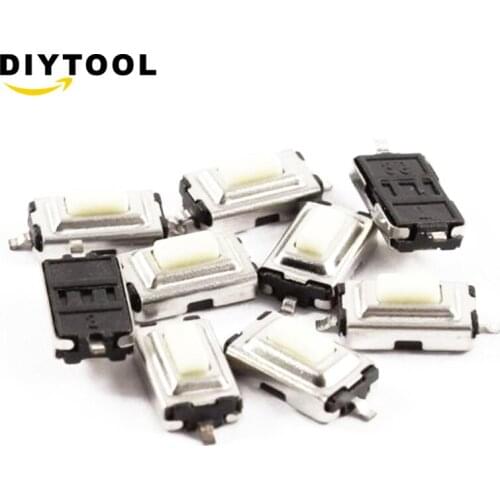 50PCS 3X6X2.5mm Tactile Push Button Switch Tact Switch Micro Switch 2 Pin SMD