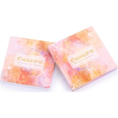 CmaaDu 16-Colors Glitter Eye Shadow Platte Makeup Matte Shiney Waterproof Long-lasting Eyeshadow Eyes Make Up Cosmetics TSLM2